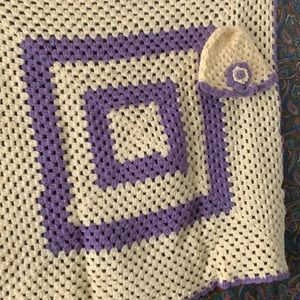 Crochet hand made baby blanket